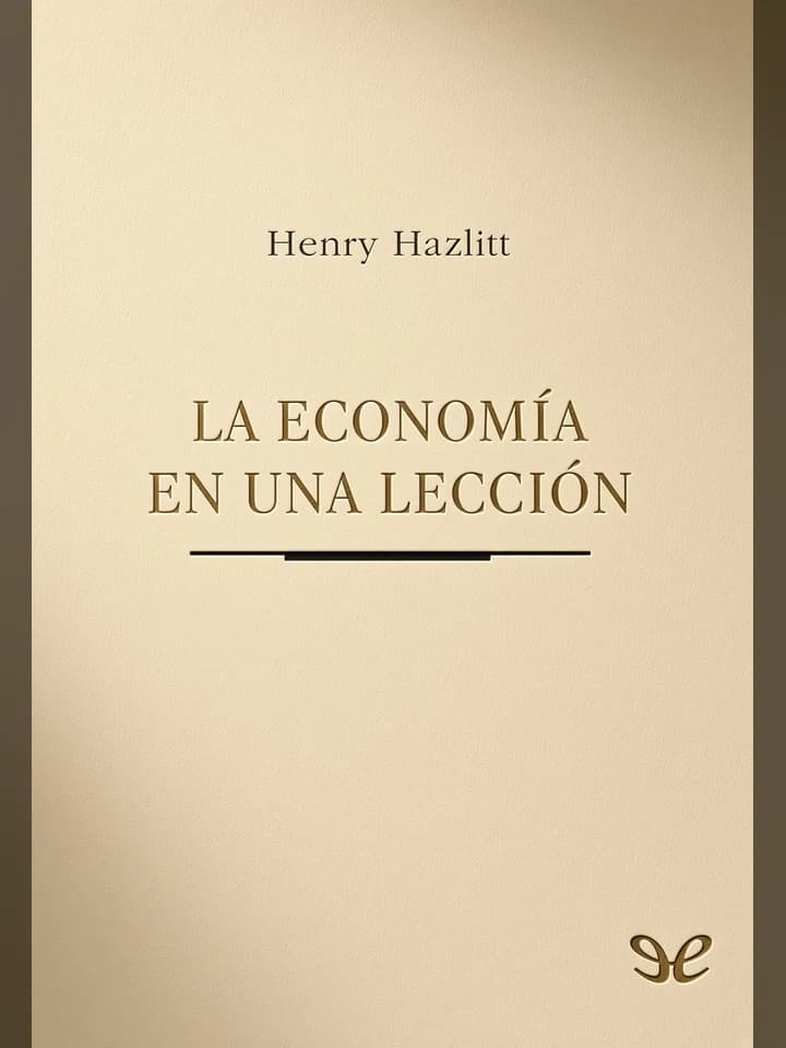 Portada de La economía en una lección - 1945